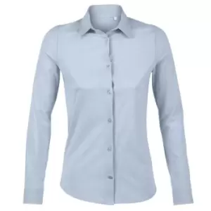 NEOBLU Womens/Ladies Balthazar Jersey Long-Sleeved Shirt (L) (Soft Blue)