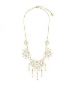 Accessorize Statement Bridal Necklace - Crystal
