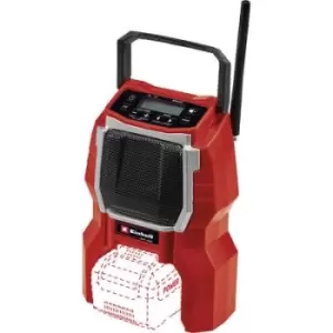 Einhell TC-RA 18 Li BT - Solo Workplace radio FM Bluetooth Red