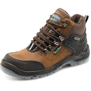 Click Traders S3 Hiker Boot PU Leather TPU Size 9 Brown Ref CTF31BR09