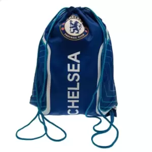 Chelsea FC Flash Drawstring Bag (One Size) (Blue/White)