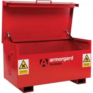 Armorgard Flambank Chemical and Flammables Secure Site Storage Box 1275mm 665mm 660mm