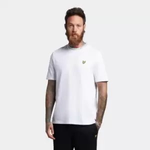 Branded Ringer T-Shirt - White - S