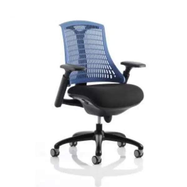 Flex Chair Black Frame With Blue Back KC0076 59651DY EXR59651DY