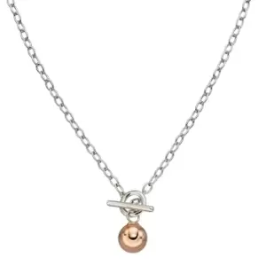 Rhodium Plated Rose Gold Necklace