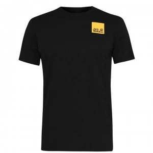 Jack Wolfskin Quadrant Essential T Shirt - Black 6000 SMU