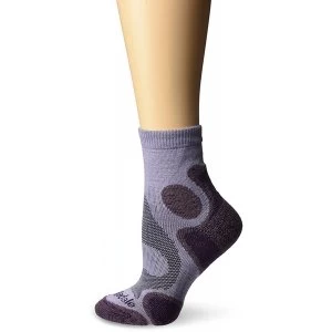 Bridgedale Coolfusion Trail Diva Womens Sock Heather and Damson UK Size 7 8.5