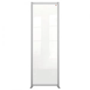 Nobo Premium Plus Modular Protection Room Divider Screen Plexiglass Acrylic Transparent 1800 x 600 x 600 mm