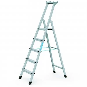 Zarges Anodised Trade Platform Step Ladder 5