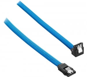 ModMesh 30cm Right Angle SATA 3 Cable - Light Blue