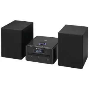 Denver MDA-270 Audio system AUX, Bluetooth, CD, DAB+, FM, USB, Incl. remote control, Incl. speaker box 2 x 5 W Black