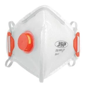 JSP FFP3V 232 Disposable Fold Flat Mask Pack of 10 BEB130 101 000 SP