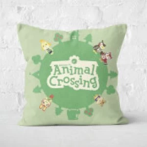 Animal Crossing Square Cushion - 50x50cm - Soft Touch