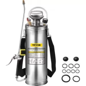 VEVOR Stainless Steel Sprayer 10L Household Gardening and Floor Cleaning Sprayer, Suitable for the Current Neds of Industry, Agriculture, Commerce, Me