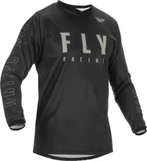 Fly Racing F-16 Motocross Jersey, black-grey, Size L, black-grey, Size L