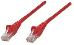 Network Patch Cable - Cat6 - 5m - Red - CCA - U/UTP - PVC - RJ45 - Gold Plated Contacts - Snagless - Booted - Polybag - 5m - Cat6 - U/UTP (UTP) - RJ-