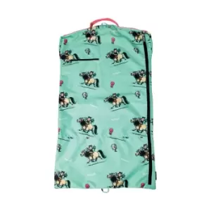 Hy Childrens/Kids Thelwell Collection Trophy Garment Bag (One Size) (Mint/Pink/Black)