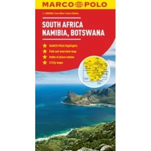 South Africa, Namibia & Botswana Map by Marco Polo (Sheet map, folded, 2011)