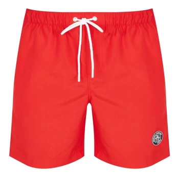 Original Penguin Logo Swim Shorts - Red