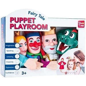 4 Large Punch & Judy Hand Puppets