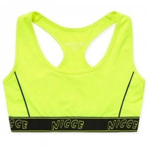 Nicce Carbon Bralet Womens - Neon Yellow