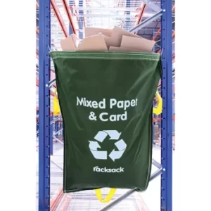 Racking Waste Sack Mixed Paper and Card Green