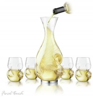 Final Touch Conundrum White Wine Decanter Set