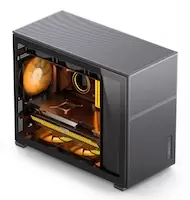Jonsbo D31 Mesh Micro-ATX PC Case - Black, Tempered Glass