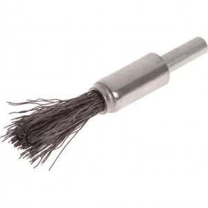 Faithfull Flat End Crimped Wire Brush 12mm 6mm Shank
