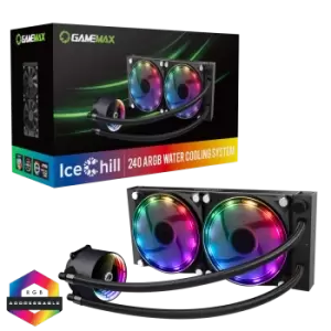 GameMax ice Chill 240mm ARGB AIO Water Cooler - GMX-ICECHILL240