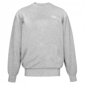 Lee Cooper Fleece Crew Sweater Mens - Grey