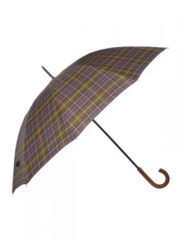 Barbour Tartan golf umbrella Khaki