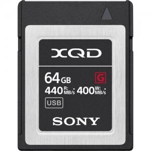 Sony 64GB 440MB/s XQD G Series Memory Card - QD-G64F