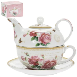 Redoute Rose Tea For One By Lesser & Pavey