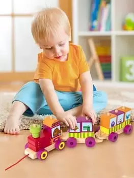 Hey Duggee 3 Carriage Stacking Train, One Colour