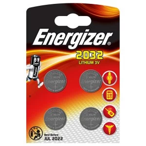 Energizer Lithium CR2032 Batteries - 4 Pack
