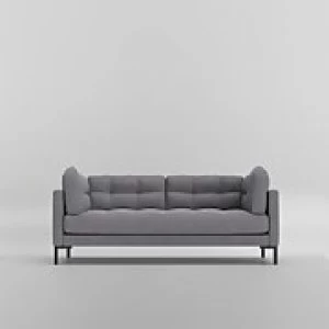 Swoon Landau Smart Wool 2 Seater Sofa - 2 Seater - Pepper