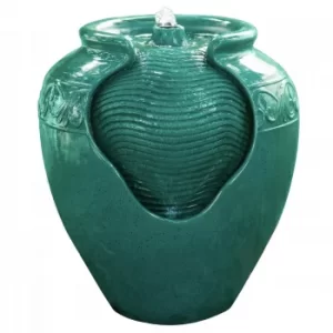 Peaktop YG0037A UK Teal Water Fountain With LED Light