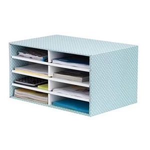 Fellowes Bankers Box A4 Desktop Sorter Stackable Fastfold Recycled FSC Green/White Ref 4472601