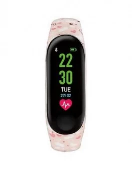 Radley Activity Tracker With Pale Pink Dog Print Silicone Strap Ladies Watch