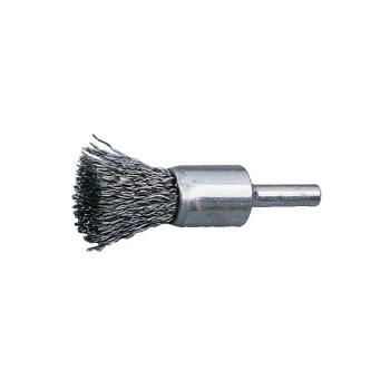 York - 12MM Crimped Wire Flat End De-carbonising Brush - 30SWG