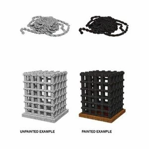 Pathfinder Deep Cuts Unpainted Miniatures - Cage & Chains