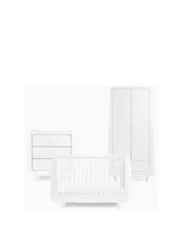 Snuz Snuzkot Skandi 3 Piece Nursery Furniture Set - White