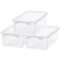 SmartStore Storage Boxes Plastic Transparent 19 (W) x 30 (D) x 15 (H) cm