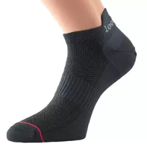 1000 Mile Womens/Ladies Liner Socks (3 UK-5 UK) (Black)