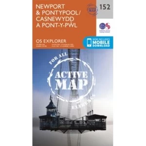 Newport and Pontypool / Casnewydd a Phont-Y-Pwl by Ordnance Survey (Sheet map, folded, 2015)