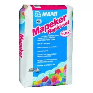Mapeker Rapid Set Grey Tile Adhesive 20kg - 398474