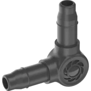 Gardena MICRO DRIP L Joint Pipe Connector (New) 3/16" / 4.6mm Pack of 10