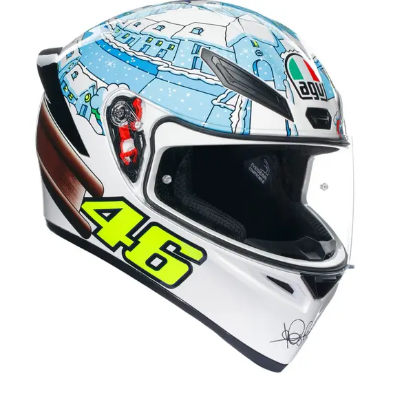AGV K1 S E2206 Rossi Winter Test 2017 024 Full Face Helmet Size 2XL