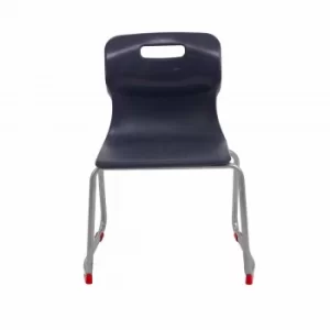 TC Office Titan Skid Base Chair Size 4, Charcoal